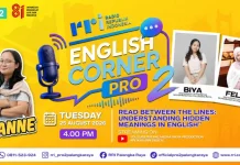 RRI Palangka Raya Hadirkan English Corner bagi Pendengar