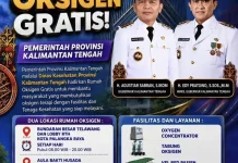 Pemprov Kalteng Sediakan Layanan Rumah Oksigen Gratis untuk Masyarakat