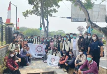 PC KMHDI Palangka Raya Bagikan 10.000 Masker Kepedulian di tengah Kabut Asap