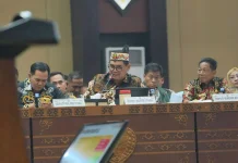 Bupati Shalahuddin Ikuti Rapat Evaluasi Pencegahan dan Penanganan Karhutla
