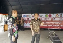 Wali Kota Palangka Raya Meninjau Poslap Karhutla