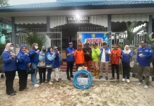 Syauqie Salurkan Mesin Pompa Air Bantu Atasi Karhutla Palangka Raya