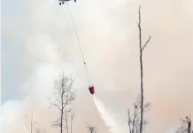 Kobar Kerahkan Helikopter Water Bombing Atasi Karhutla