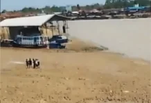 Sungai Kahayan Surut, Aktivitas Transportasi Terganggu