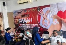 58 Insan Perhubungan Kobar Ikuti Donor Darah Peringati Harhubnas 2026