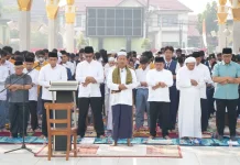 Bupati Kapuas dan Ribuan Warga Gelar Shalat Istisqa di Masjid Agung