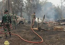 Kebakaran Besar Hanguskan Lima Hektare Lahan Tjilik Riwut Km 20