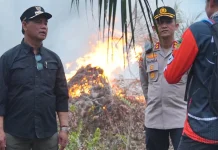 Usai Rakor Bupati Shalahuddin Padamkan Karhutla