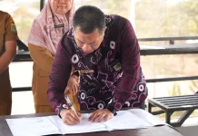 KPP Pratama Batulicin dan KPPN Kotabaru Gelar Penandatanganan BAR Pajak Pusat