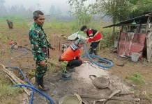 Karhutla Sebulan Belum Padam, Api Mendekati Permukiman