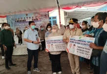 Gubernur Kalteng Salurkan Bantuan Terdampak Karhutla Kalampangan dan Mendawai