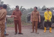 Tinjau Rekonstruksi Jalan, Bupati Pulpis Pastikan Akses Desa Lancar