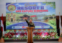Wakil Bupati Kapuas Buka Sinode Resort II GKE Kapuas Seberang