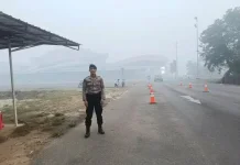 Temukan Titik Api, Polresta Palangka Raya Lakukan Koordinasi