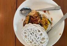Hidangan Khas Indonesia dalam Sepiring Nasi