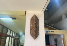 Talawang, Jejak Budaya Dayak yang Menghiasi Kantor RRI Palangka Raya