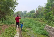 Cegah Genangan Musim Hujan, DPUPR Kobar Bersihkan Saluran Induk