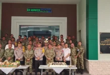 Kapolda Kalteng Ikut Merayakan HUT TNI di Kodam XXII/Tambun Bungai