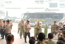 Sinergi Polri dan TNI Terus diperkuat dalam Penanganan Karhutla