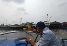 Dishub Kobar Amankan Lomba Mancing DAS Arut Berjalan Tertib