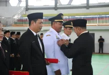 Lantik 87 Pejabat Pemkab Pulang Pisau