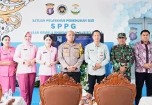 Sekda Barut Launching Operasional SPPG I Polres