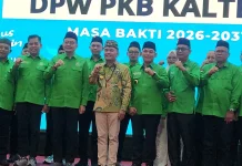 Rahmanto Muhidin Dikukuhkan sebagai Ketua DPW PKB Kalteng 2026–2031