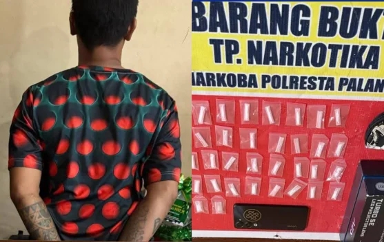 Simpan 44 Paket Sabu di Dompet, Pria di Palangka Raya Diringkus Polisi