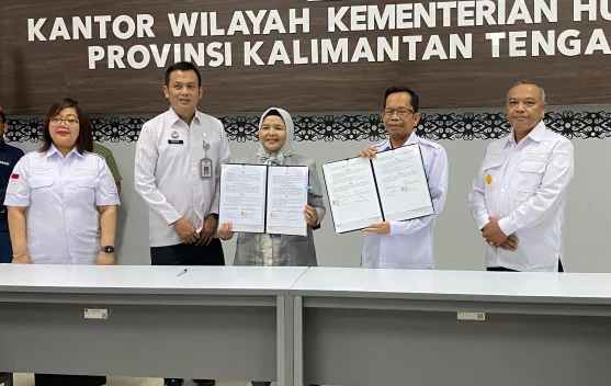 Perkuat Pemberitaan, Kemenkum Kalteng Jalin Kerja Sama dengan RRI Palangka Raya