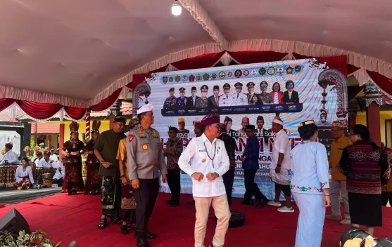 HUT Integrasi Kaharingan Hindu, Polisi Jaga Pura Pitamaha