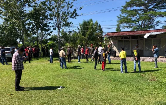 Polresta Palangka Raya Amankan Aksi Penyampaian Aspirasi Terkait Sengketa Lahan