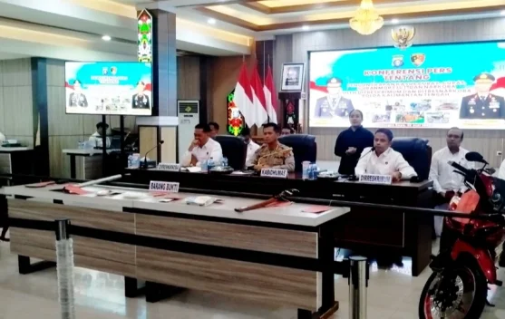 Ratusan Kasus Kejahatan 3C Diungkap Polda Kalteng Sepanjang Semester I 2026