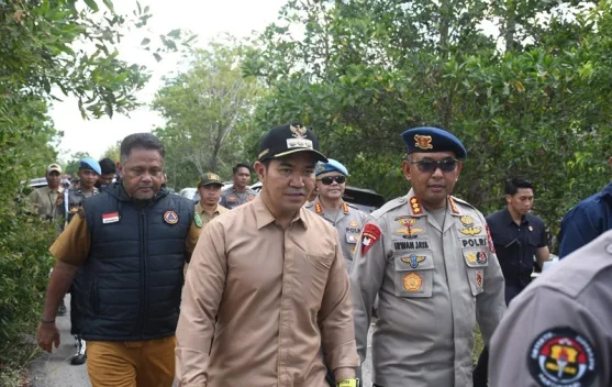 Bupati Pulang Pisau dan Kapolda Kalteng Bahas Penanganan Karhutla Tumbang Nusa