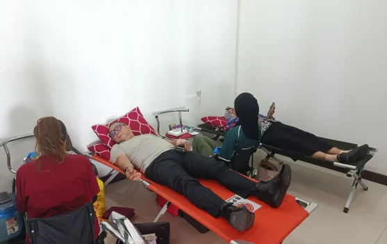 Peduli Masyarakat, Angkasa Pura Indonesia Tjilik Riwut Gelar Donor Darah