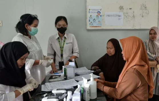 Puskesmas Bukit Hindu Melakukan Pemeriksaan Penyakit TBC