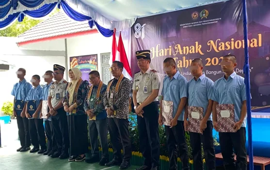 Kanwil Ditjenpas Kalteng Perkuat Pembinaan Anak Binaan