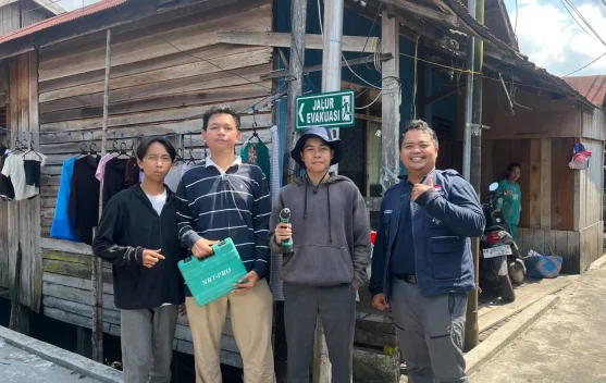 Prodi Fisika FMIPA UPR Pasang Jalur Evakuasi, CCTV, hingga Lampu Surya di Pahandut