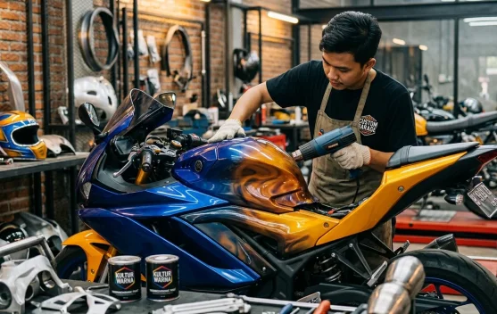 Rahasia Bodi Motor Kinclong Terus