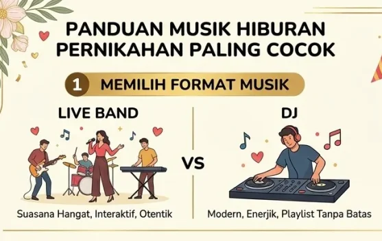 Memilih Musik untuk Hiburan Acara Pernikahan Paling Cocok