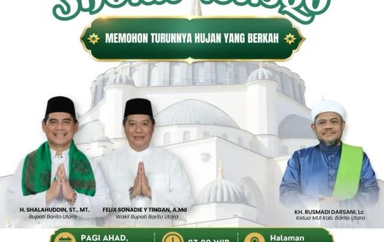 Pemkab Barito Utara Ajak Masyarakat Minta Hujan Melalui Salat Istisqa