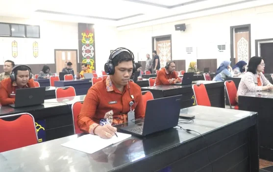 Kemenkum Kalteng Ikuti Penyampaian Feedback Hasil Penilaian Kompetensi 2026