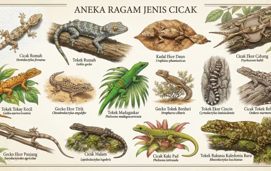 Mengenal Keanekaragaman Jenis Cicak di Sekitar Kita
