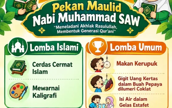 TK TPA Adzkia Nur Ilma Gelar Lomba dalam Pekan Maulid Nabi Muhammad SAW