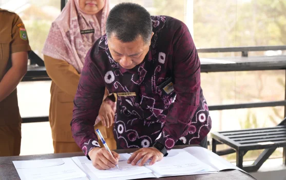 KPP Pratama Batulicin dan KPPN Kotabaru Gelar Penandatanganan BAR Pajak Pusat