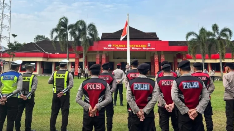 Sambut Hari Keagaman, Polres Banyuasin Siaga