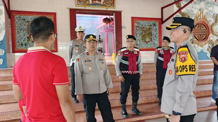 Kapolres Banyuasin Pastikan Keamanan Ibadah Imlek 2026