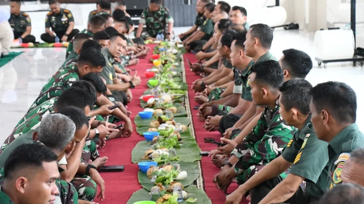 Munggahan Sambut Ramadan, Danrem 044/Gapo ajak Anggota Bersihkan Hati