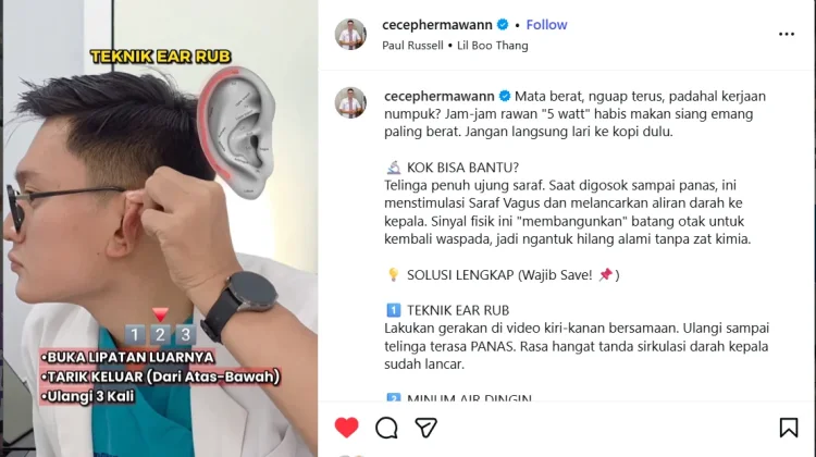 Begini Cara Efektif Atasi Kantuk Menurut dr. Cecep Hermawan