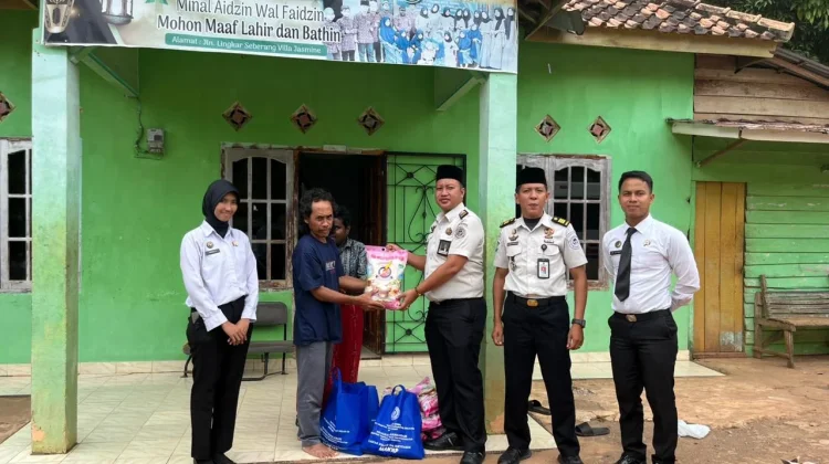 Ramadan Berbagi, Lapas Banyuasin Serahkan Bansos ke Panti Asuhan