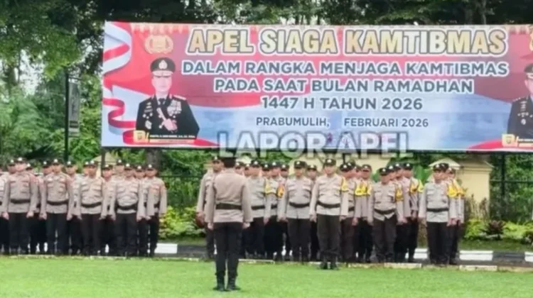 Polres Prabumulih Gelar Apel Siaga Kamtibmas